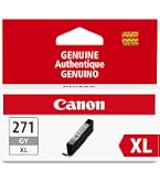 Amazon.com : Canon CLI-271 Genuine Gray Ink Tank, Compatible with